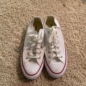 White low top converse